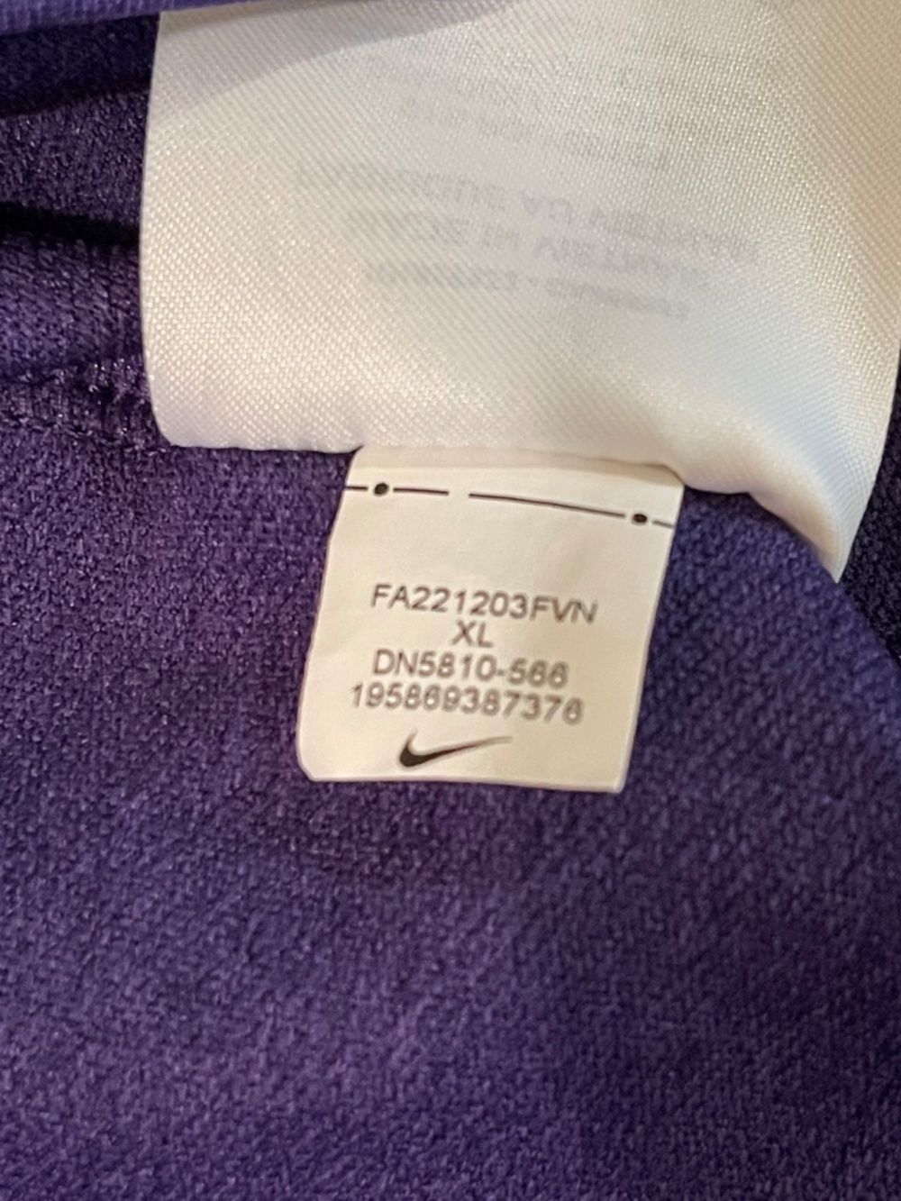 Nike Dri-FIT Clemson Football Team Issue Lightweight Hoodie Pullover XL - Picture 11 of 12